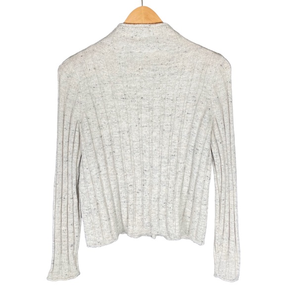 Madewell Wool Blend Sweater Women’s Size XS Donegal Evercrest Mock-Neck Knit Top - Picture 3 of 9